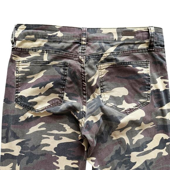 Kut from the Kloth Jeans Camo Moto Pants Womens 4 Mia Toothpick Ankle Skinny - Picture 15 of 16